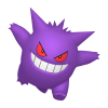 Gengar con disfraz del Festival Tenebroso