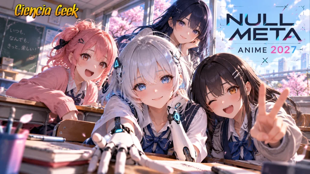 Null Meta tendrá adaptación al anime en 2027, producida por el estudio Soigne y dirigida por Kai Ikarashi, con Kurumi y sus compañeras de escuela.