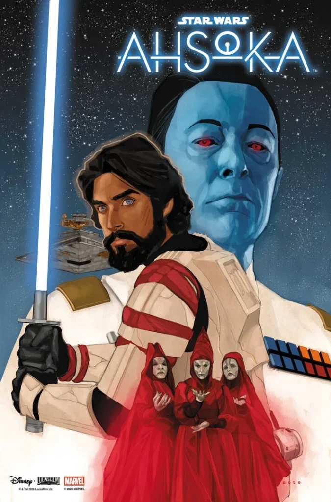 Portada oficial de Star Wars Ahsoka: Escape from Thrawn número 1